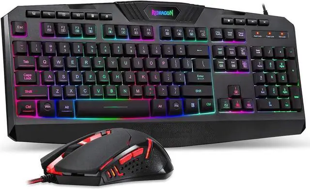 Main image of S101 Gaming Keyboard, M601 Mouse, RGB Backlit Gaming Keyboard, Programmable Backlit Mouse, Value Combo Set [New Version]