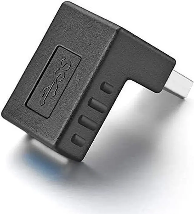 Alt view image 6 of 7 - Super-Speed USB 3.0 Adapter Converter Coupler Connector 90 Degree Male to Female Combo Vertical (Up and Down Angle)