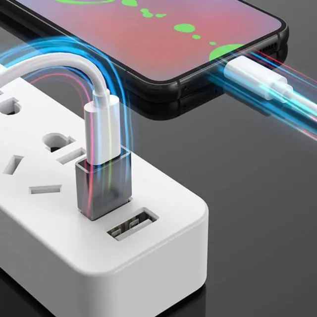 Alt view image 5 of 7 - USB C to USB Adapter 3.0 Pack of 2- Fast Data Transfer & Charger Converter for Multiple Compatible Devices - USB C Female to Male Adapter - Cool Electronics Gadget