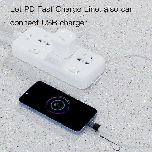Alt view image 3 of 6 - USB C to Lightning Adapter iO-S OTG Adapter Suitable for Connecting Phones Tablets USB Flash Drives Card Readers mice and Keyboards