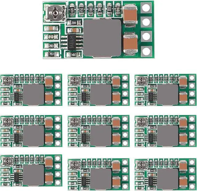 Main image of 10pcs 5V Regulator Module 3A Mini Voltage Reducer DC 4.5-24V 12V 24V to 5V Buck Converter Power Supply Transformer Module