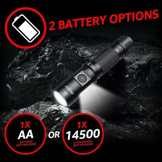 Alt view image 3 of 7 - Flashlight Magnetic LED Flashlight Super Bright Tactical Flashlight Cob workLight 6 Modes Max 700 Lumens A5 Flashlight for Outdoor Camping EmergencyNot Including Batteries Gift