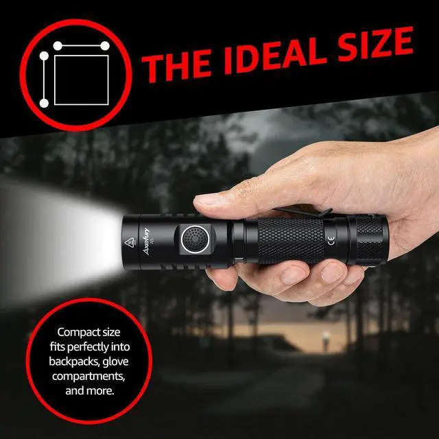 Alt view image 7 of 7 - Flashlight Magnetic LED Flashlight Super Bright Tactical Flashlight Cob workLight 6 Modes Max 700 Lumens A5 Flashlight for Outdoor Camping EmergencyNot Including Batteries Gift