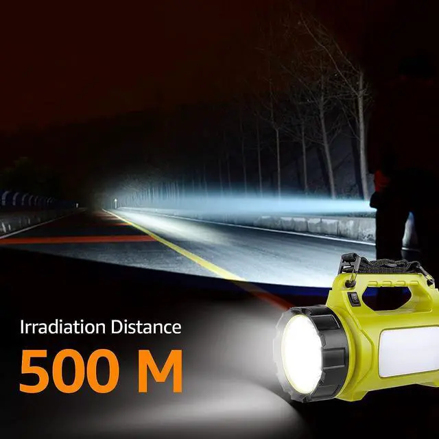 Alt view image 2 of 7 - LE Rechargeable LED Lantern Camping Essentials 1000LM 5 Light Modes Power Bank IPX4 Waterproof Lantern Flashlight for Hurricane Emergency Hiking Home and More USB Cable Included