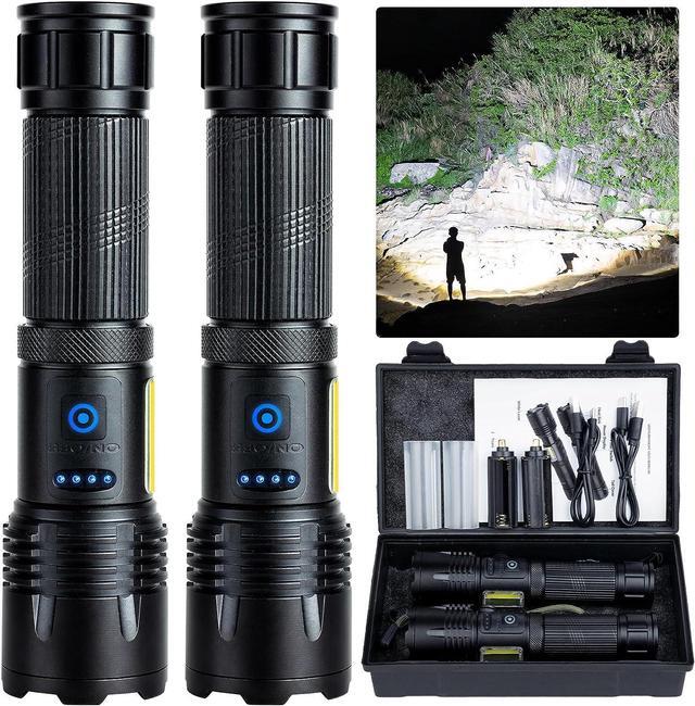 Main image of Rechargeable LED Flashlights High Lumen,990,000 Lumens Super Bright Flashlight,Powerful Flash Light 7 Modes with COB Work Light IPX7 Waterproof for Outdoor Emergency Camping Hiking