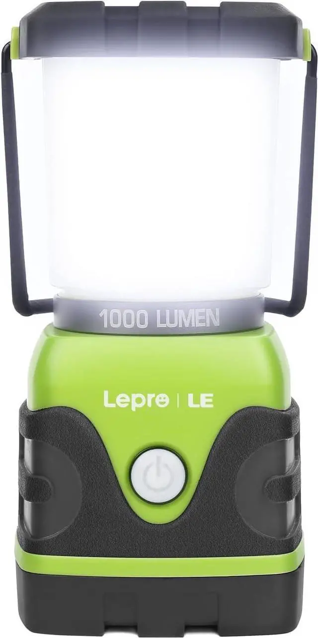 Main image of LE 1000LM Battery Powered LED Camping Lantern Waterproof Tent Light with 4 Light Modes Camping Essentials Portable Lantern Flashlight for Camping Emergency Light Power Outages Not Rechargeable