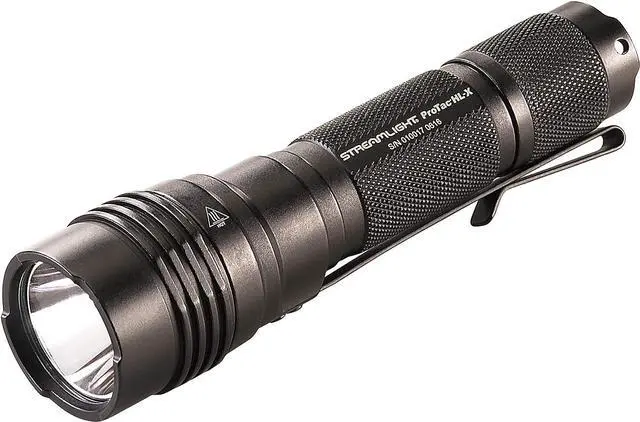 Main image of Streamlight 88085 ProTac HL-X USB 1000-Lumen Multi-Fuel Rechargeable Professional Tactical Flashlight with USB Battery, USB Cable, and Holster, Black