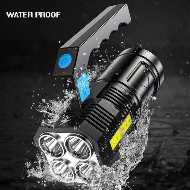 LED Flashlight Rechargeable Portable Light for Outdoor Camping Hiking Super  Brightest Flashlights High Lumens Lantern Waterproof Emergency Flashlight 