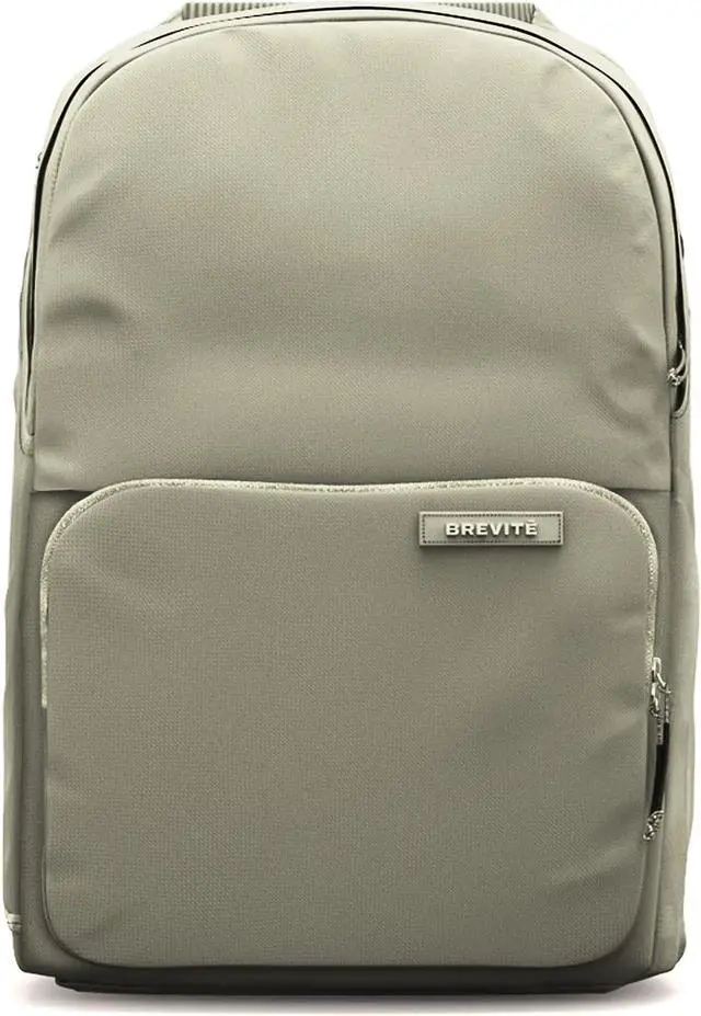 Main image of The Brevite Backpack- Casual daypack backpacks for every function. Compact but spacious 18L aesthetic traveling backpack with laptop compartment. (Green)