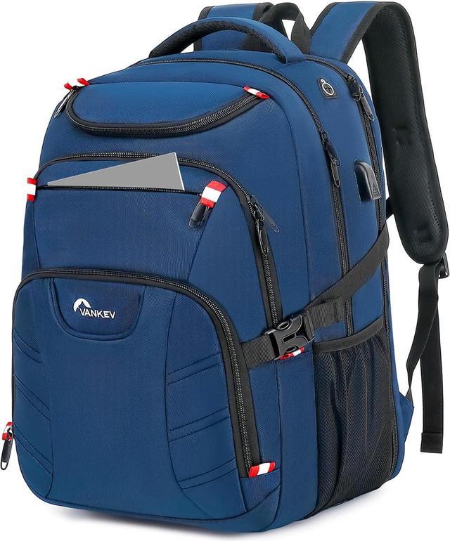 Travel Backpack Extra Large Laptop Backpack for Women MenSchool College Business Work Bookbag Anti Theft TSA Approved Computer Bag Fits 17 Inch Laptop with USB Charging Port Blue Newegg