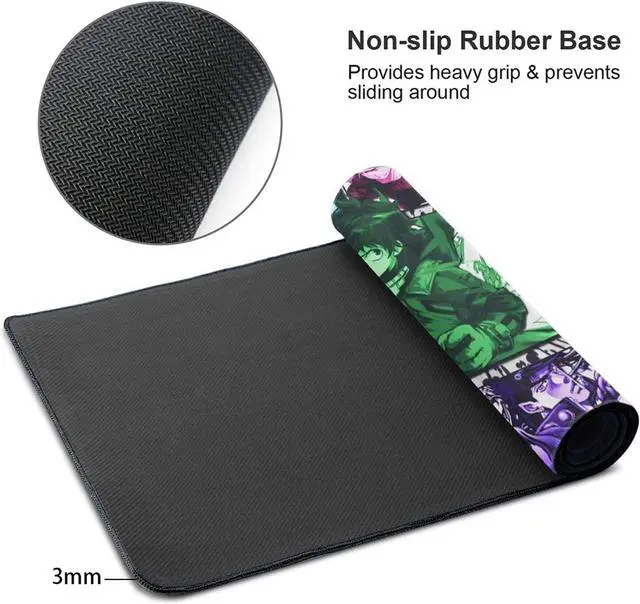 Alt view image 3 of 6 - One_Piece Mouse Pad Anime Mouse Pad Gaming Mouse Pad Large Mouse Pad Extended Desk Mat Desk Pad for Keyboard and Mouse Suitable.15.735.4 in C