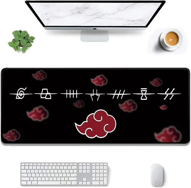 Main image of Anime Mouse Pad XXL Demon Slayer Extra Thick(3mm) Extended Large Mouse Pad Non-Slip Rubber Base Home Office Mouse Pad 31.5x11.8 (2T-SBD-26)