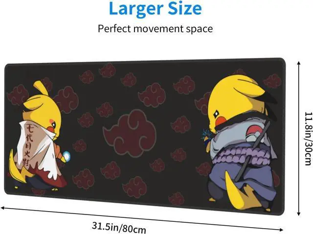 Alt view image 5 of 7 - Anime Character Mouse Pad - Anime Gaming Large Big Mouse Pad Non Slip Rubber Mat for Computers Desktop PC Laptop Office