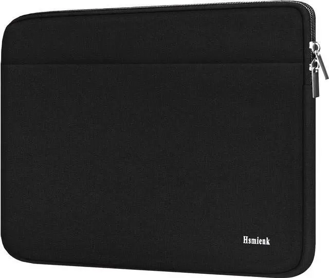 Main image of Laptop case 14 inch Laptop Sleeve Cover Shockproof Protective Notebook Cover Bag with Accessory Pocket Durable Carrying Laptop Sleeve Compatible for MacBook HP     Black