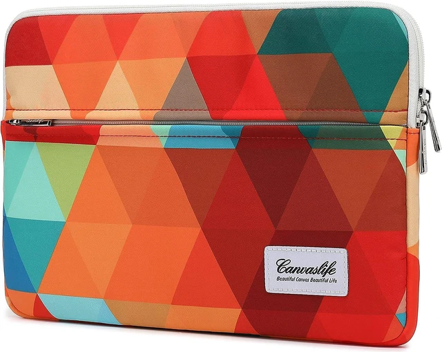 Main image of Canvaslife Rainbow Peacock Laptop Sleeve 15 Inch 15 Case and 15.6 Laptop Bag