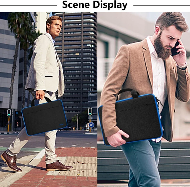 Alt view image 6 of 6 - Laptop Sleeve 13-14 Inch Case TSA Computer Briefcase B01K02