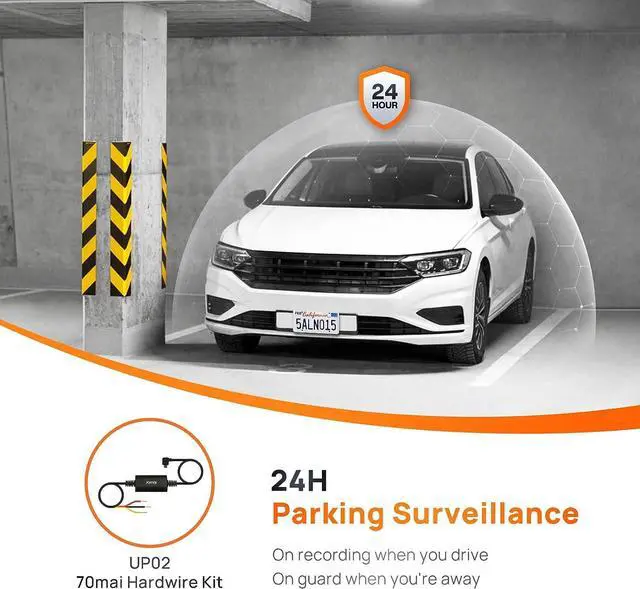 Alt view image 4 of 7 - 70mai Dash Cam M300, 1296P QHD, Built in WiFi Smart Dash Camera for Cars, 140° Wide-Angle FOV, WDR, Night Vision, iOS/Android Mobile App