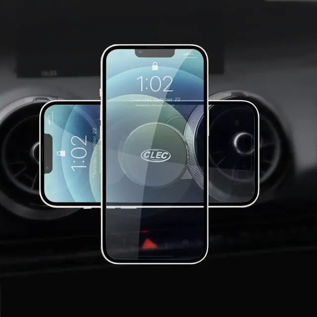 Alt view image 4 of 7 - Car Phone Holder fit for Audi A3 S3 RS3 8V 2014-2020 Strong Magnetic Phone Mount Adjustable Air Vent Car Dashboard Cell Phone Mount fit for Any inches Smartphone
