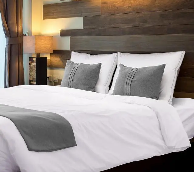Alt view image 3 of 7 - Bed Pillows for Sleeping Queen Size (White) Set of 2 Cooling Hotel Quality Gusseted Pillow for Back Stomach or Side Sleepers