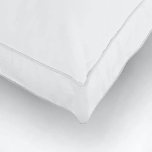 Alt view image 7 of 7 - Bed Pillows for Sleeping Queen Size (White) Set of 2 Cooling Hotel Quality Gusseted Pillow for Back Stomach or Side Sleepers