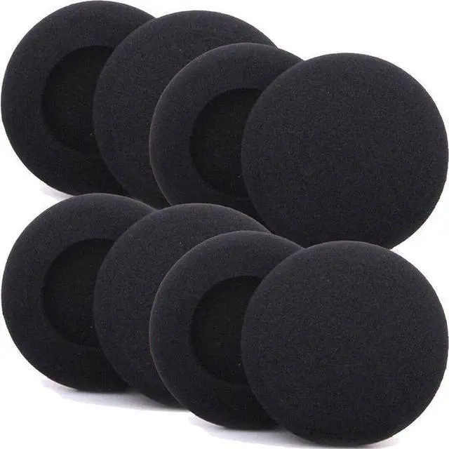 Main image of Foam Ear Pad Replacement Cushions Headphone Earphone Headset Disposable Sponge Covers 5 Pairs (45mm)