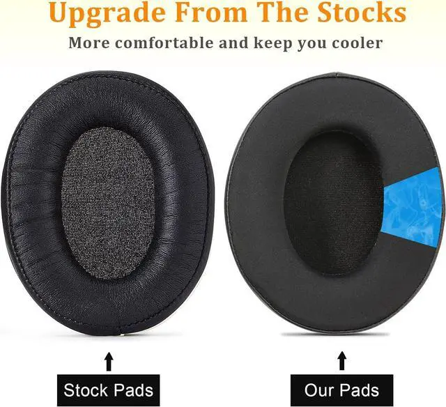 Alt view image 4 of 7 - HyperX Cloud 2 Earpads Coolig Gel Cloud Alpha Ear Cushions Pads Ugrade Earcups Accessories Replacement for HyperX Cloud Stinger/Cloud Flight/Cloud II/Cloud Alpha Wireless/Cloud Core/Mix Headsets