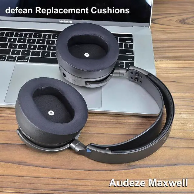 Alt view image 7 of 7 - Maxwell Cushions - Cooling Gel Replacement Earpads Ear Cushion Compatible with Audeze Maxwell Headphones Added Thickness Noise Isolation Foam for Epic Gaming Sessions (Silky Fabric)