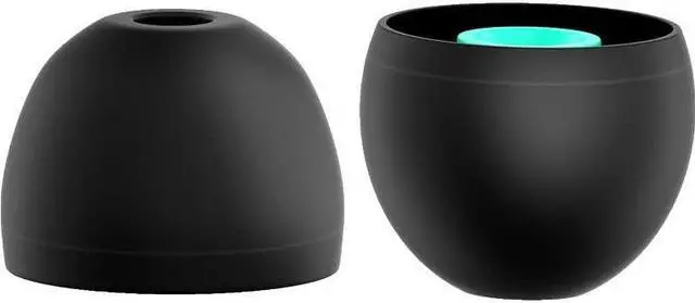 Alt view image 5 of 5 - Silicone Ear Tips Replacement for Sony XBA MDR WF Earphones Compatible with WF-1000XM5 1000XM4 1000XM3 Earbuds Tips Eartips Ear Caps Fit in case M Size 6 Pairs Silicone Black/Medium