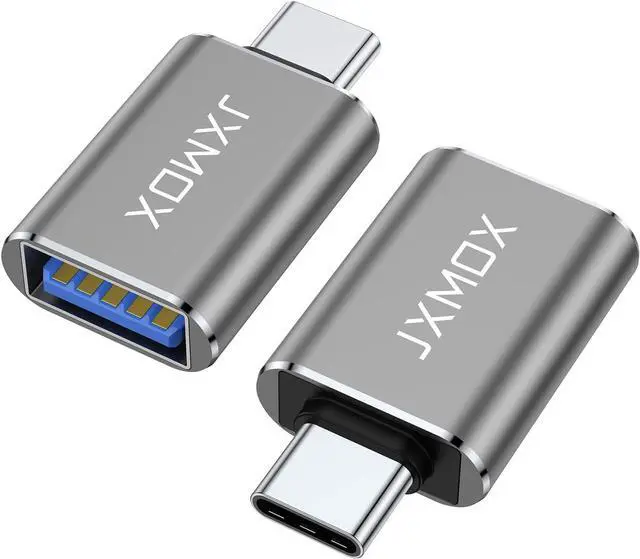 Main image of USB C to USB Adapter [2-Pack] Thunderbolt 3 to USB 3.0 OTG Adapter Compatible with MacBook Pro Chromebook Pixelbook Microsoft Surface Go  Galaxy S9 S10 S20 S21 S22 Ultra iPhone 15 16 Pro Max