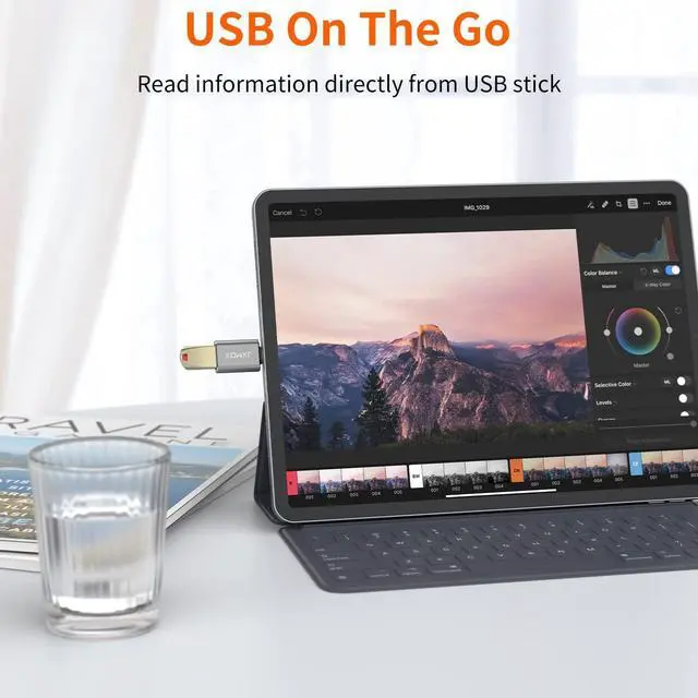 Alt view image 3 of 6 - USB C to USB Adapter [2-Pack] Thunderbolt 3 to USB 3.0 OTG Adapter Compatible with MacBook Pro Chromebook Pixelbook Microsoft Surface Go  Galaxy S9 S10 S20 S21 S22 Ultra iPhone 15 16 Pro Max