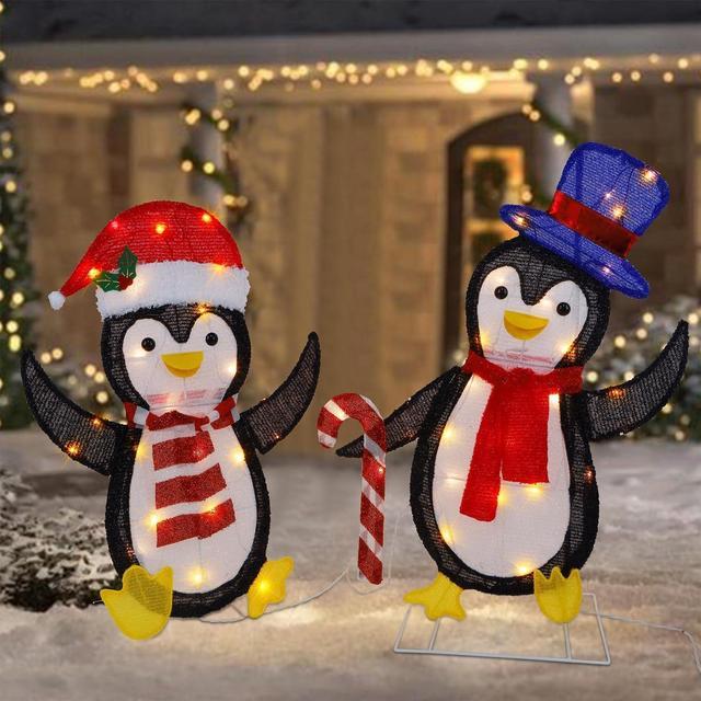 Outdoor Stackable Lighted Christmas Gifts