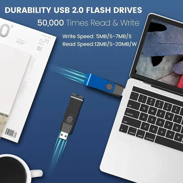 Alt view image 2 of 7 - USB Flash Drives 10 Pack 1GB Flash Drive - USB 2.0 Thumb Drive USB Stick Jump Zip Drive Flashdrive USB Memory Stick Pendrive for Data Storage & Transfer with 10PCS Lanyard (Multi-Colored)