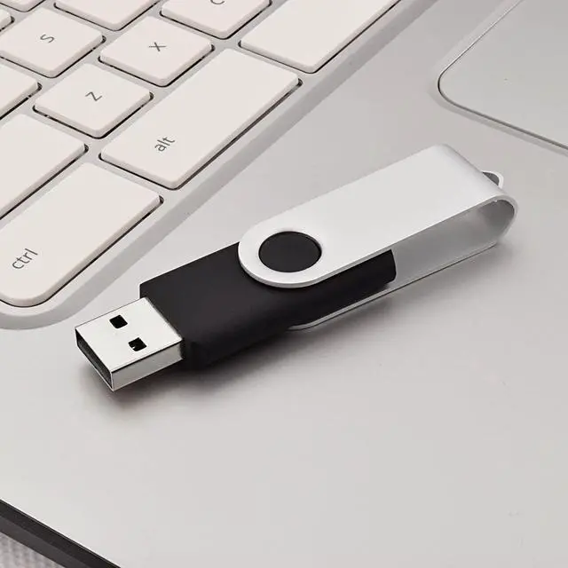 Alt view image 7 of 7 - 10 Pack 2GB USB Flash Drive USB 2.0 Thumb Drives Jump Drive Fold Storage Memory Stick Swivel Design - Black
