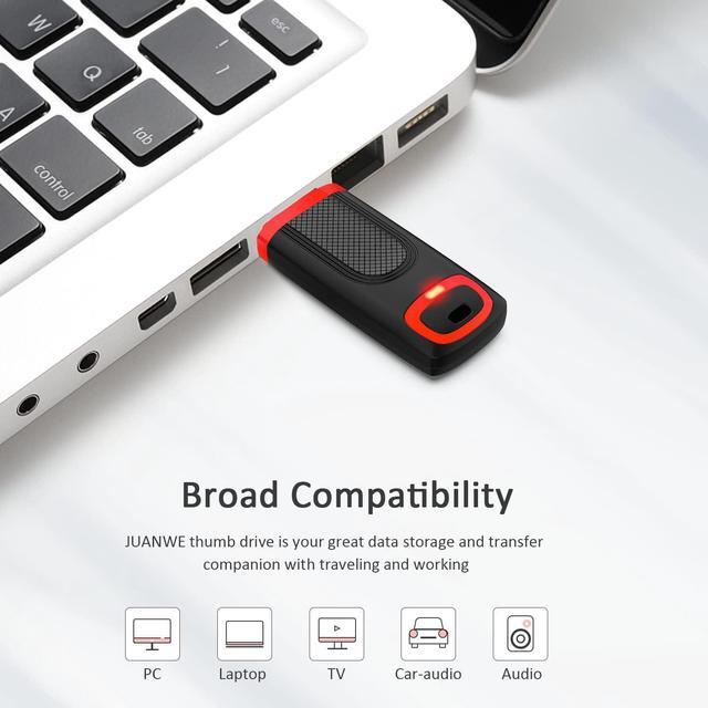 Alt view image 6 of 6 - 64GB USB Flash Drive 3 Pack 64GB USB 3.0 Flash Drive Memory Stick Thumb Drives Jump Drive Pen Drive with LED Indicator for PC Laptop Computer(64G 3Pack)