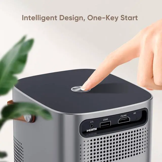 Alt view image 2 of 7 - [Electric-Focus] 5G WiFi Bluetooth Projector TR23 Mini Projector Support 1080P 15000 Lumen 4D/4P Keystone& Zoom Latest Dust-Proof Portable Projector Outdoor Projector for iOS/Android/PS5