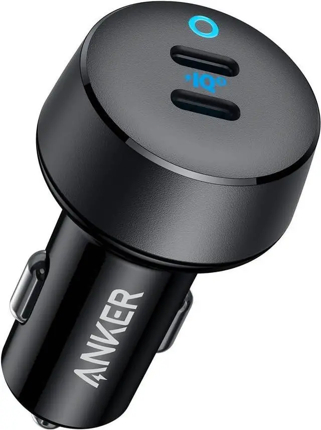 Main image of USB C Car Charger 40W 2-Port PowerIQ 3.0 Type C Adapter iPhone 16 Car Charger PowerDrive III Duo with Power Delivery for iPhone 16/15/14/13