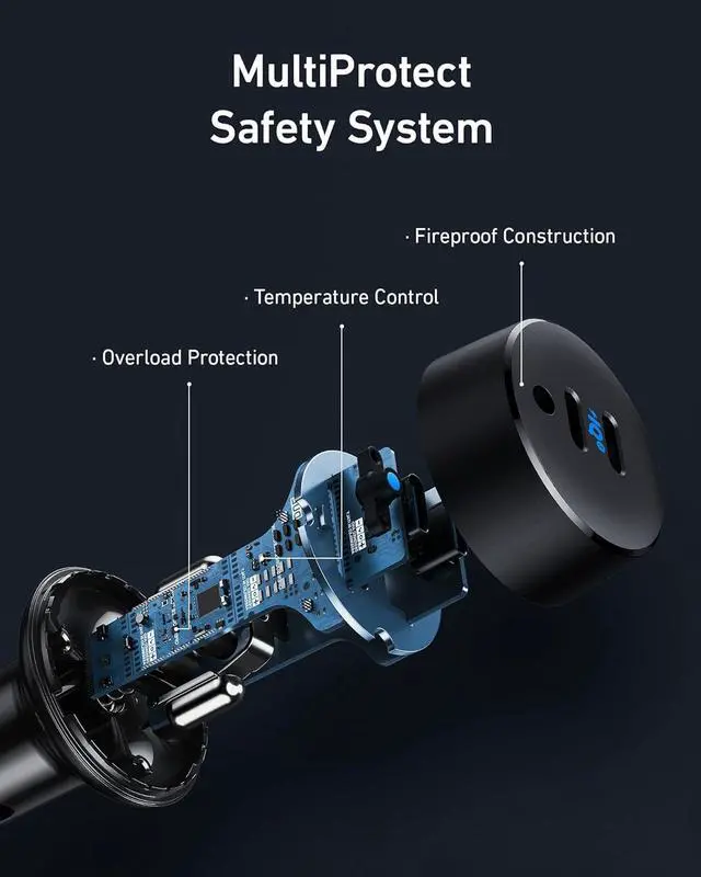Alt view image 4 of 7 - USB C Car Charger 40W 2-Port PowerIQ 3.0 Type C Adapter iPhone 16 Car Charger PowerDrive III Duo with Power Delivery for iPhone 16/15/14/13