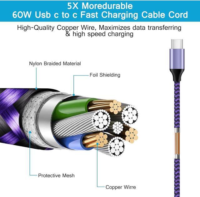 Alt view image 4 of 7 - [6FT,2 Pack] Android Fast Charging Cable C Port Charger Cord USB A to Type C Cell Phone Long Wires for Samsung Galaxy S24/S22/S23 Ultra/S21/S20/A54/A14/A15/A55/A35,Google Pixel 8a/7/8pro/8/6,iPhone 15