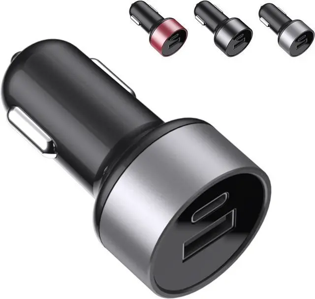 Main image of USB C Car Charger 45W Quick Charge 3.0 Car Adapter with One 20W PD Port and One 25W Fast Charge Port