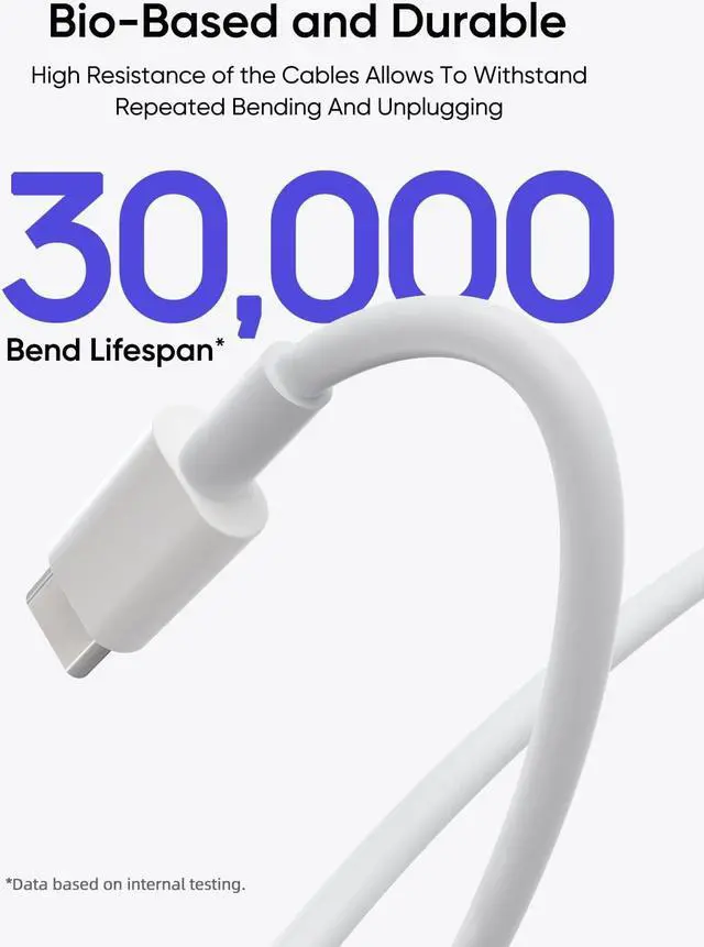 Alt view image 2 of 7 - iPhone Charger 5 Pack 6FT USB C to Lightning Cable MFi CertifiediPhone Charger Fast Charging iphone lightning cable iphone charger cord for iPhone 14/13/12/12 Pro Max/11/Xs Max/XR/X