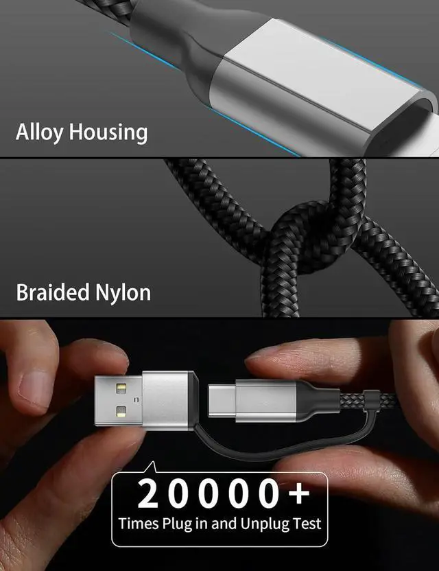 Alt view image 5 of 7 - 1FT USB C to Lightning Cable Short [2-in-1] 2Pack Power Delivery USB C iPhone Charger Fast Charging [MFi Certified] 12inch Braided Type C to  Cord for iPhone 14 13 12 11 Pro Max XR XS 8 SE iPad