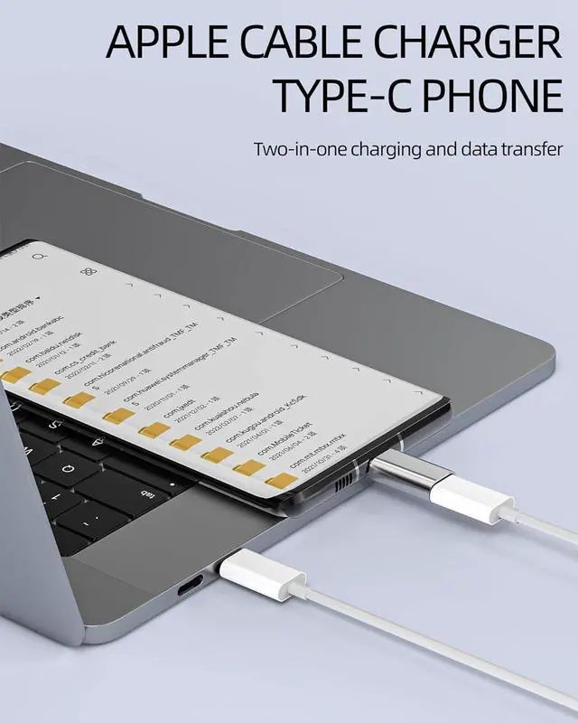 Alt view image 4 of 7 - USB C Male to Lightning Female 3pack Charging Cable Adapter  iPhone15 Pro Max Plus Ipad Pro Air Mini Type Charger Connector Compatible for Galaxy Note S9 S10 S20 S21 S22 S23 Ultra Z Flip LG Cord