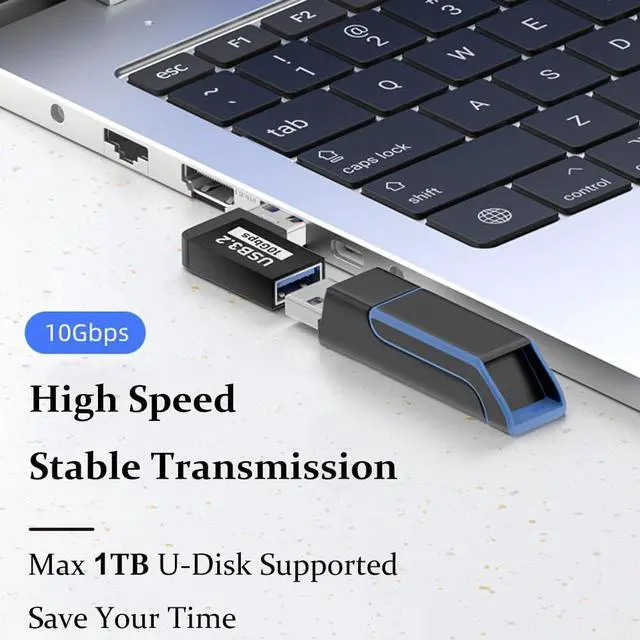 Alt view image 5 of 7 - 6 Pack 10Gbps USB 3.1 Male to Female Adapter Up Down Left Right 90 Degree Right Angle USB Cable Extension Connector 6 Types Support 3A Charging Speed