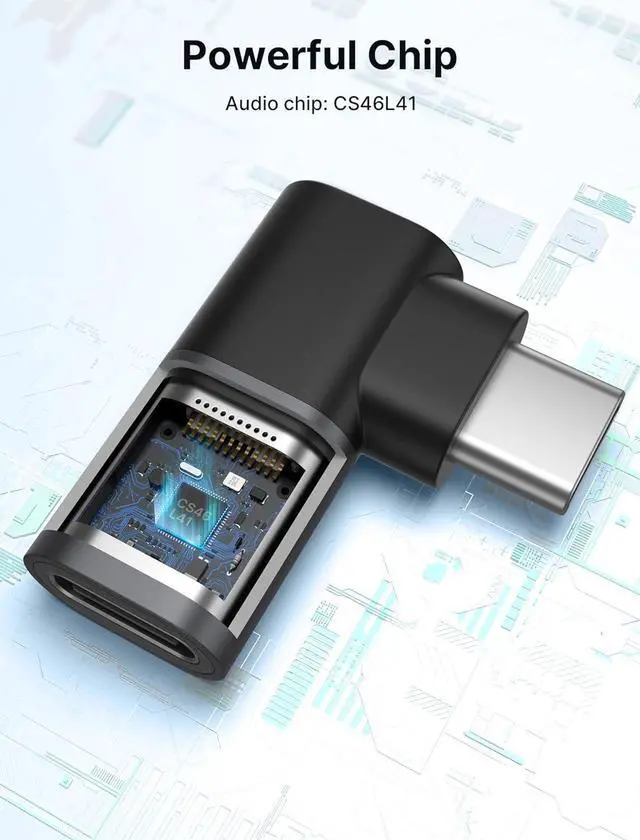 Alt view image 6 of 7 - 90 Degree USB C Male to Female Adapter 2-Pack 40Gbps Data Transfer PD 100W Type C 3.1 Extender for Switch 2 Switch OLED ROG Ally Steam Deck VR MacBook iPad iPhone Air/17/16/15 and More