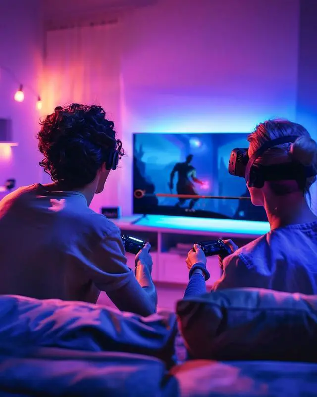 Alt view image 5 of 7 - LED Strip Lights 3 Pre-Cut 12Inch/36Inch LED Light Strip Flexible Color Changing 5050 LED Accent Kit with RF Remote Power Supply and Connectors for TV Home DIY Decoration