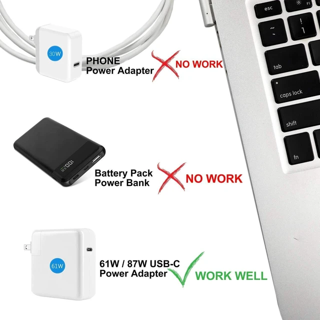 Alt view image 6 of 7 - 60W L-Tip Charger Cable 5 Pin Magnetic Charging for Models Prior to June 2012, 1 .8M