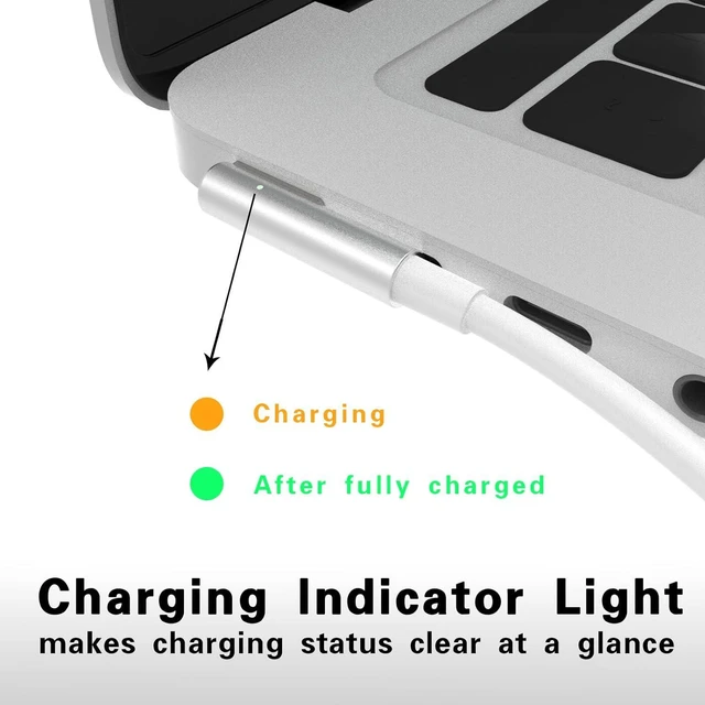 Alt view image 3 of 7 - 60W L-Tip Charger Cable 5 Pin Magnetic Charging for Models Prior to June 2012, 1 .8M