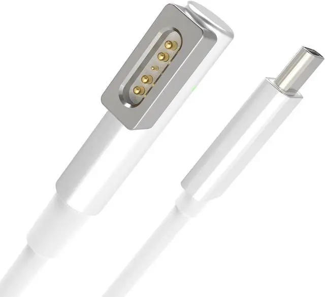 Alt view image 6 of 7 - 60W USB C to Magnetic 1 Charging Cable L-Tip Magnetic Head Compatible with MacBook Air Pro 2007-2012Only Charging Cable Need to use with PD65W Charger