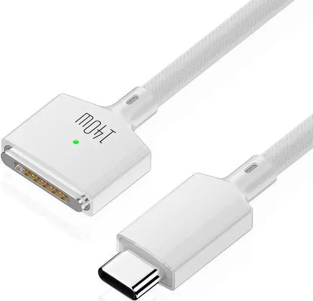 Main image of 140W USB-C to Magnetic 3 Cable (White 2m)