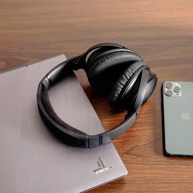 Alt view image 3 of 7 - Wicked Cushions Upgraded Replacement Ear Pads for  QC35 & QC35ii (QuietComfort 35) Headphones & More - Softer Leather Luxurious Memory Foam Added Thickness Extra Durability | Black